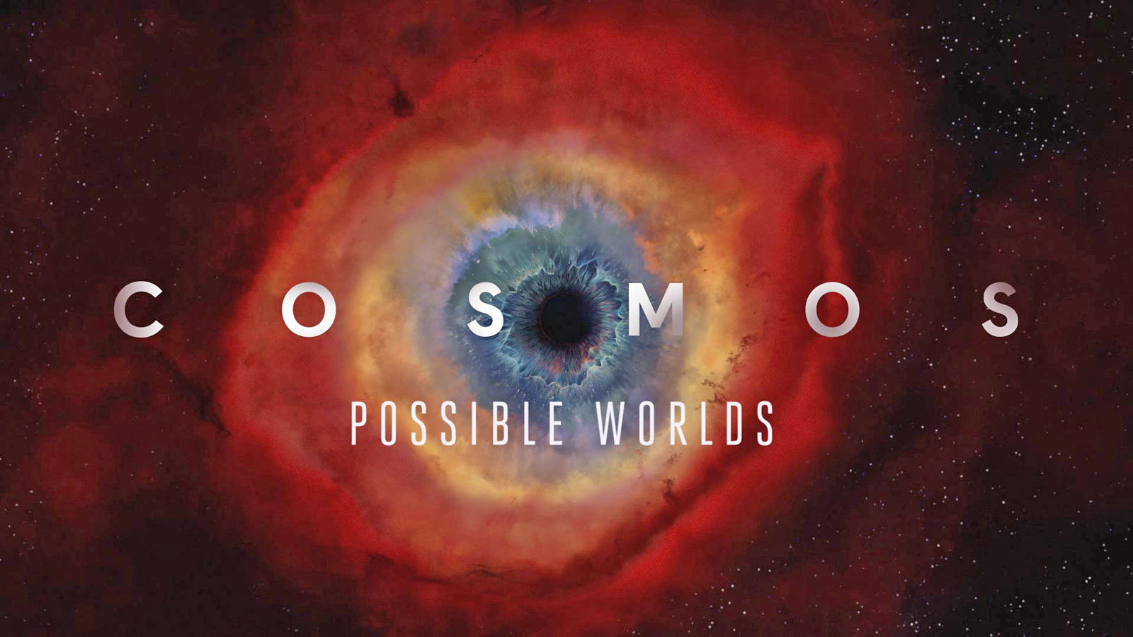 The title screen for Cosmos: Possible Worlds